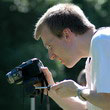 Manu en reportage pendant la Fte Mdivale 2008 au Bourget-du-Lac - Photo  Christophe Gothi